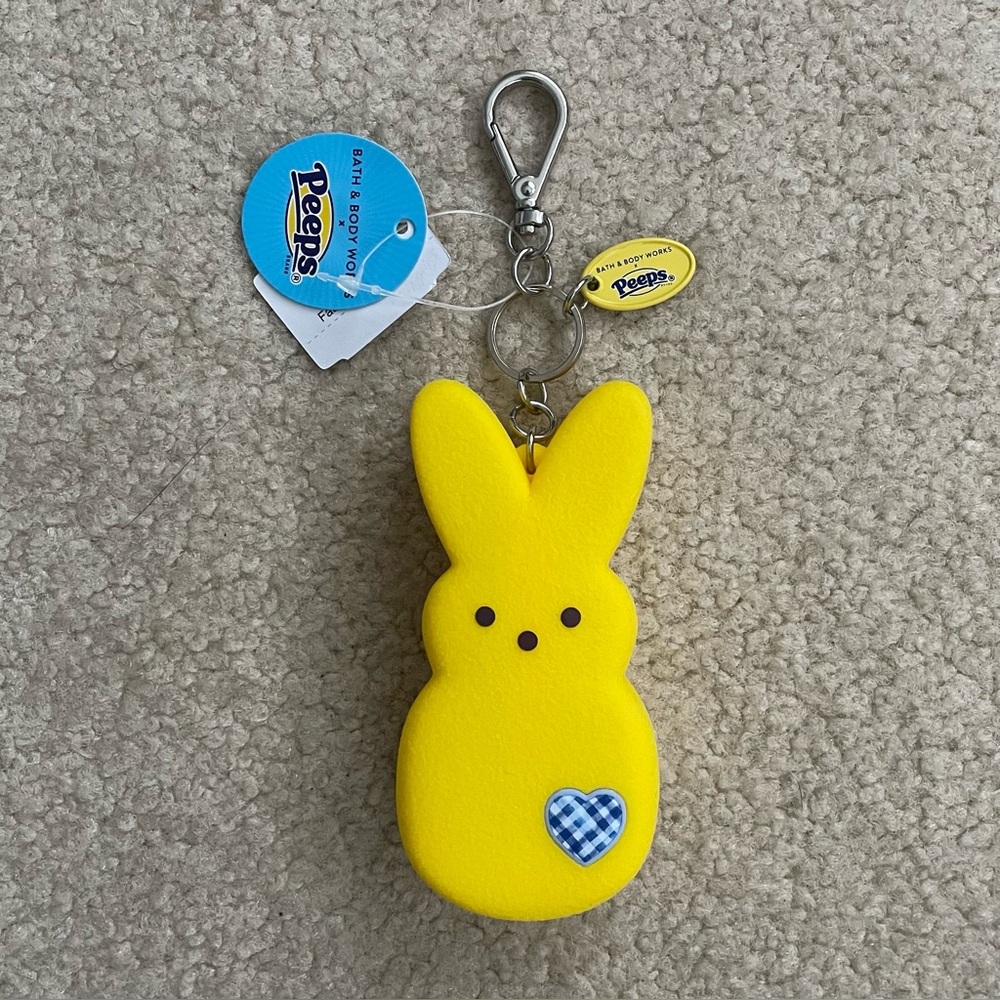 Bath & Body Works PEEPS Yellow Marshmallow Bunny PocketBac Holder
